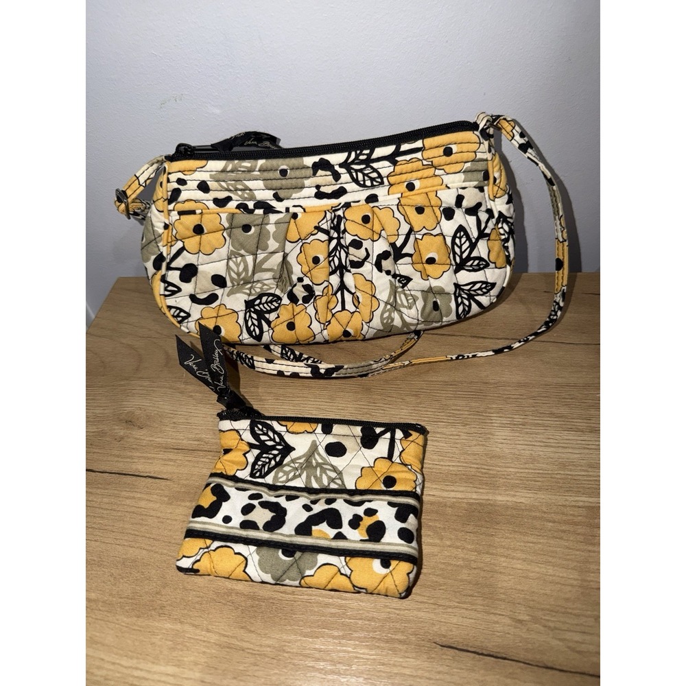 Vera Bradley On The Go  Go Wild Print Bag  With Wallet  B